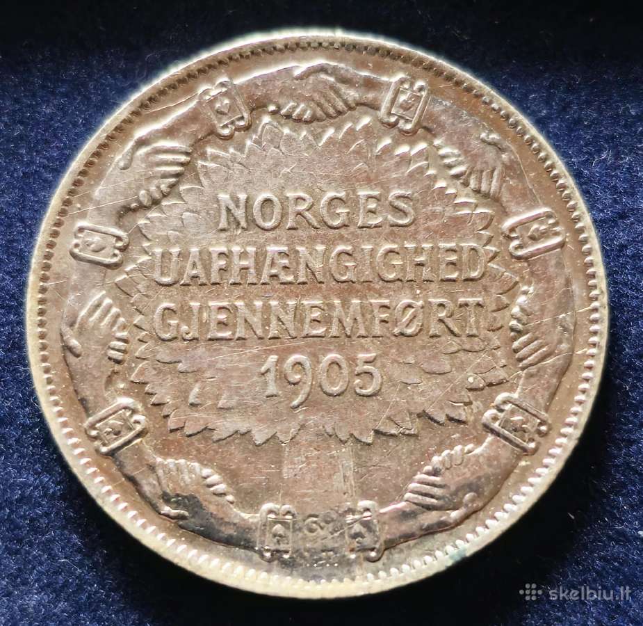 Norvegija 2 kronos ,1907