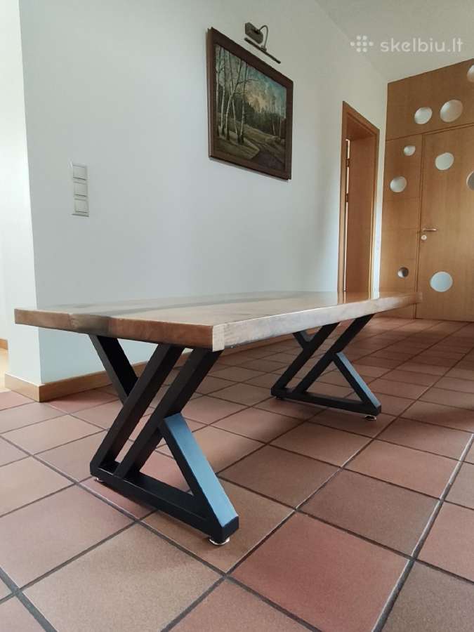 Epoksidinės dervos kavos staliukas - nuotraukos Nr. 2