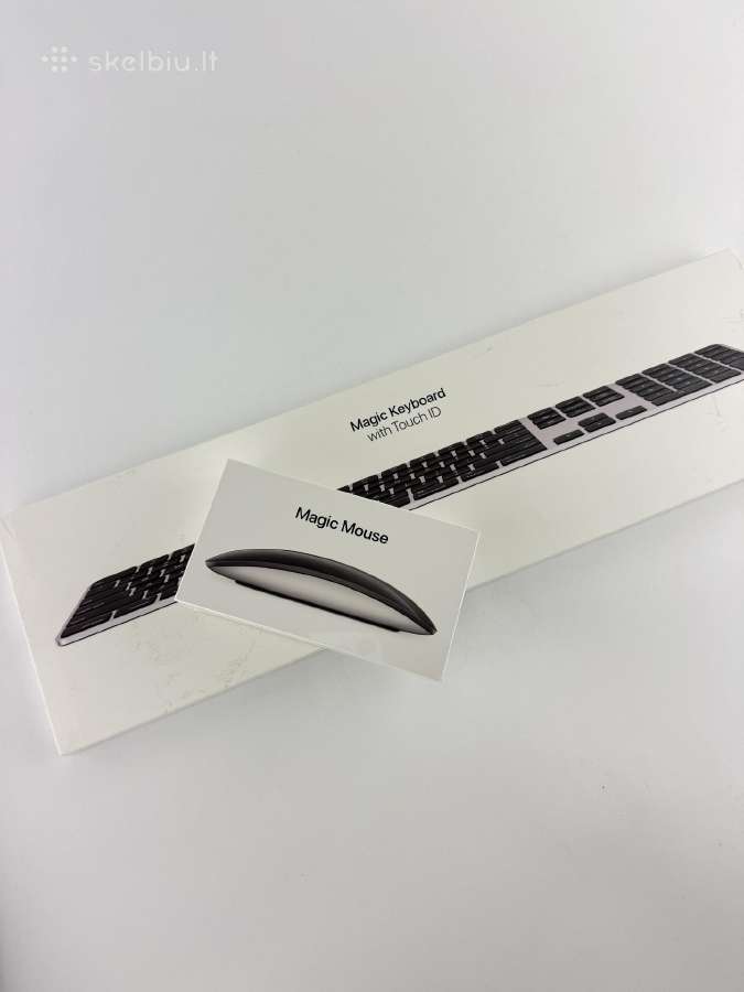 Naujas Juodas Magic Mouse Magic Keyboard