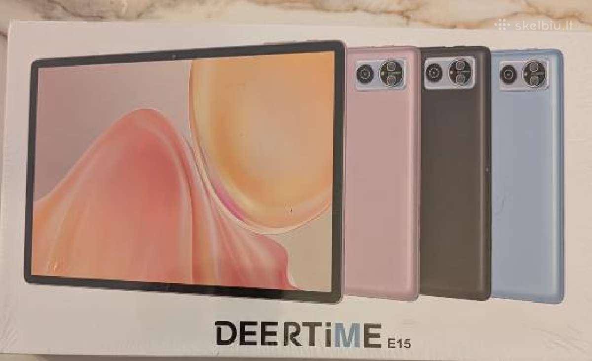 Visiškai nauja planšetė Deertime E15