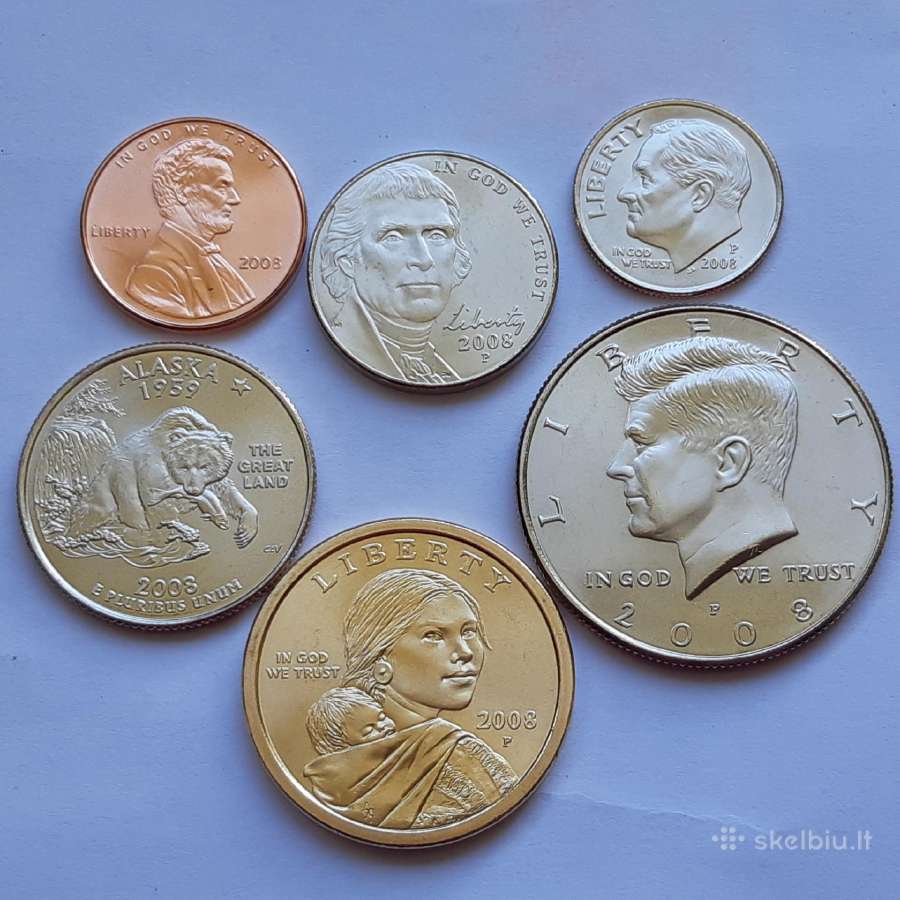 JAV centai doleris 2008 P
