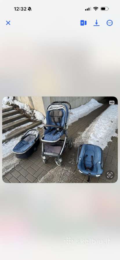 Vieno vaiko 3in1 vezimas