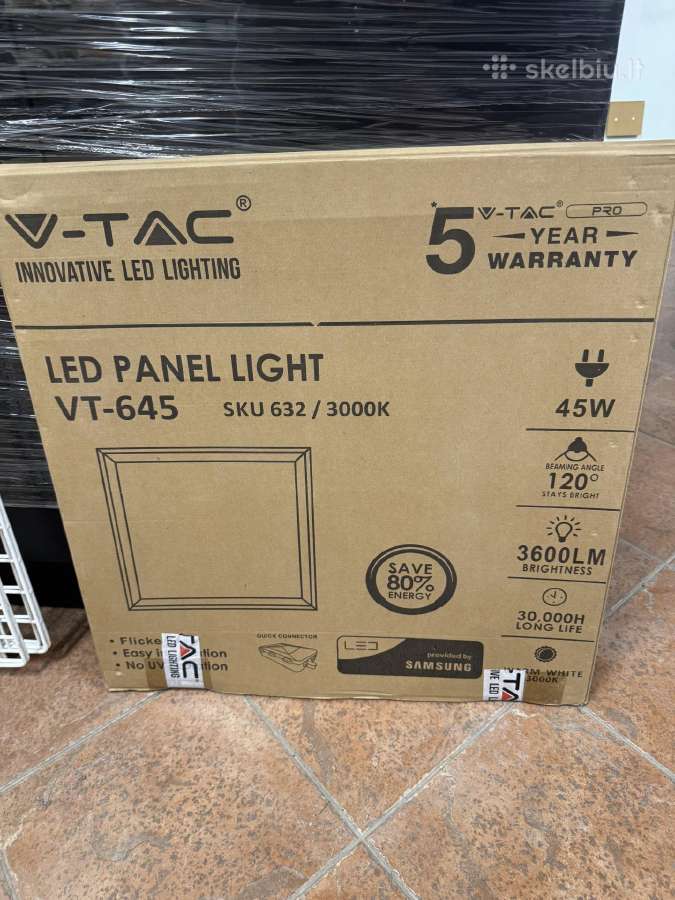 LED šviestuvai (paneliniai)