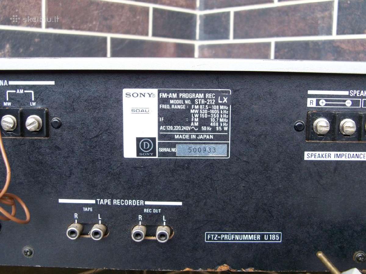 Sony str-v5,7035.sanyo 6000k,3300kb.harman Kardon. - nuotraukos Nr. 14