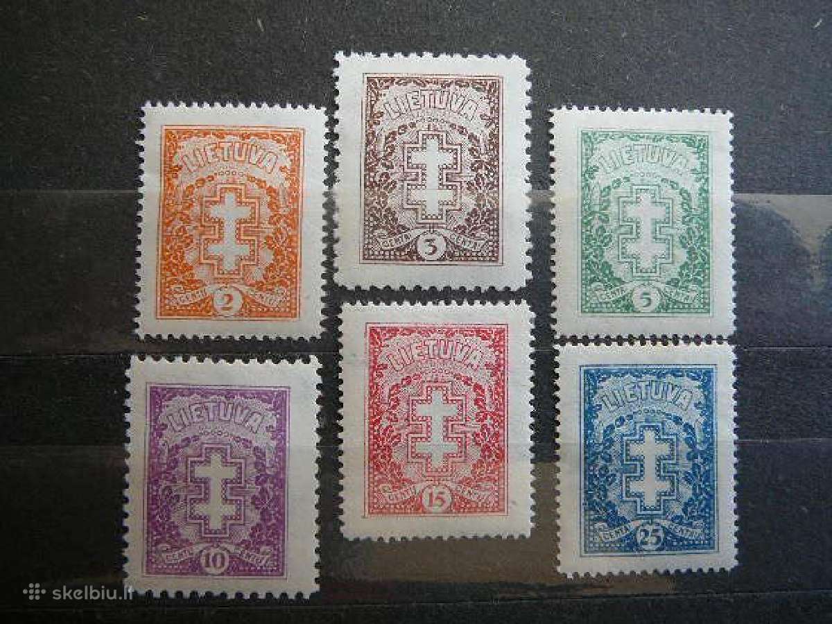 Lietuva 1926/7 Standartai svarus lit268/3sp