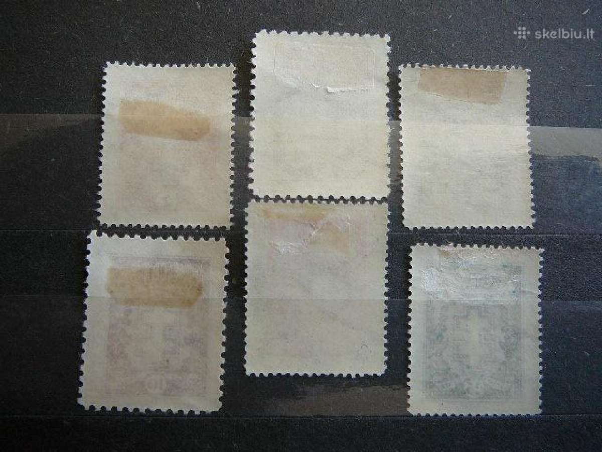 Lietuva 1926/7 Standartai svarus lit268/3sp - nuotraukos Nr. 2