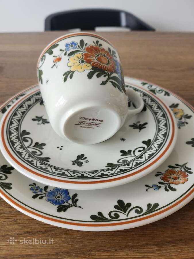 Villeroy&boch puodelis su lėkštutėmis - nuotraukos Nr. 2