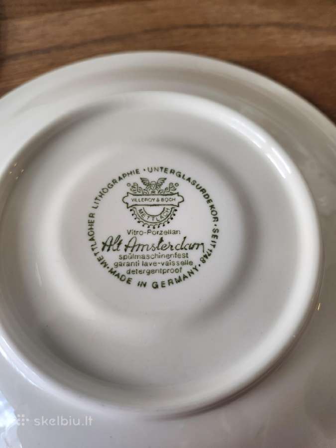 Villeroy&boch puodelis su lėkštutėmis - nuotraukos Nr. 5