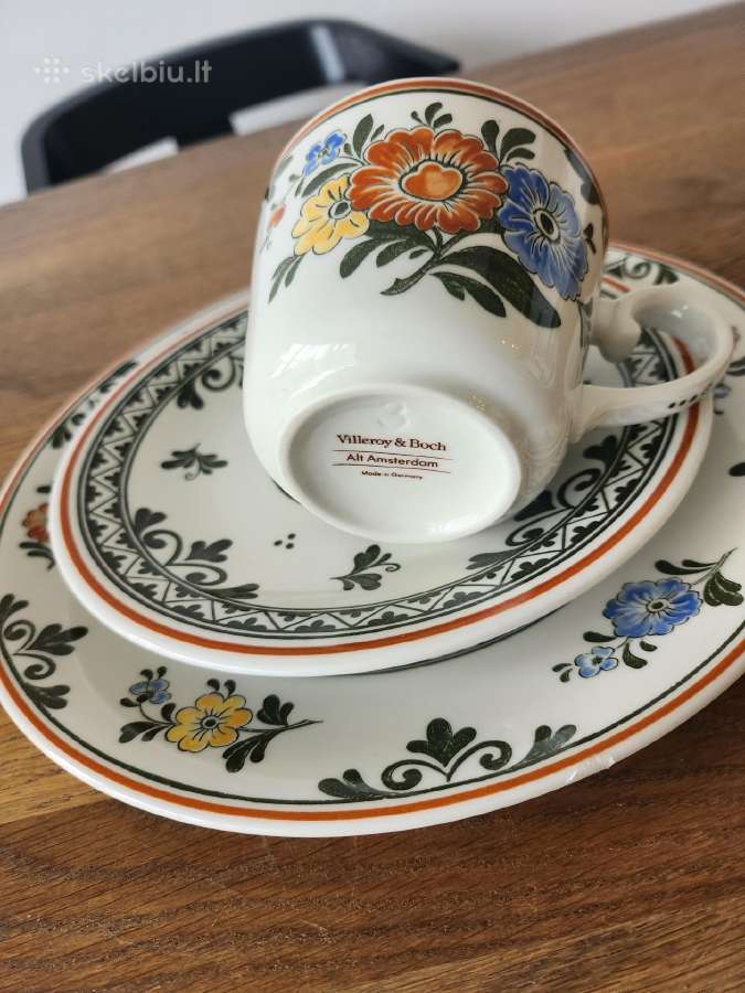 Villeroy&boch puodelis su lėkštutėmis - nuotraukos Nr. 8