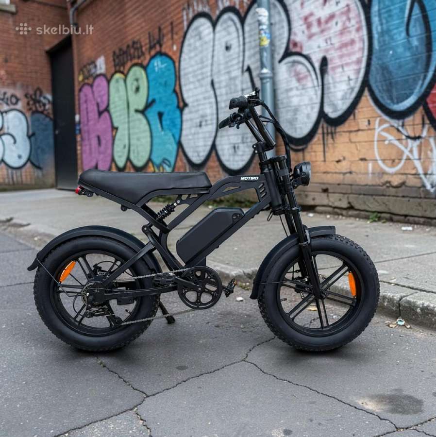 Elektrinis dviratis Motiro "M8" storom padangom - nuotraukos Nr. 4