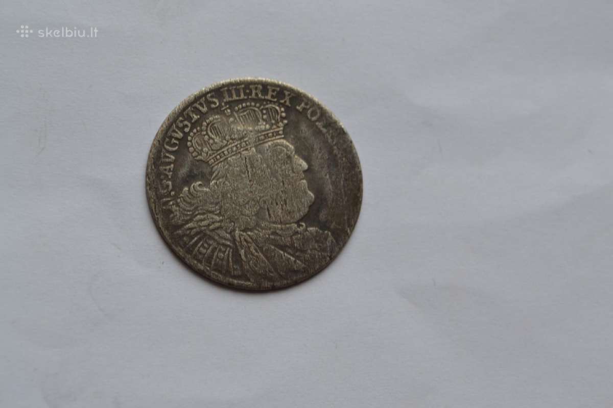 Augusto III Ortas 18 gr. 1655 m.