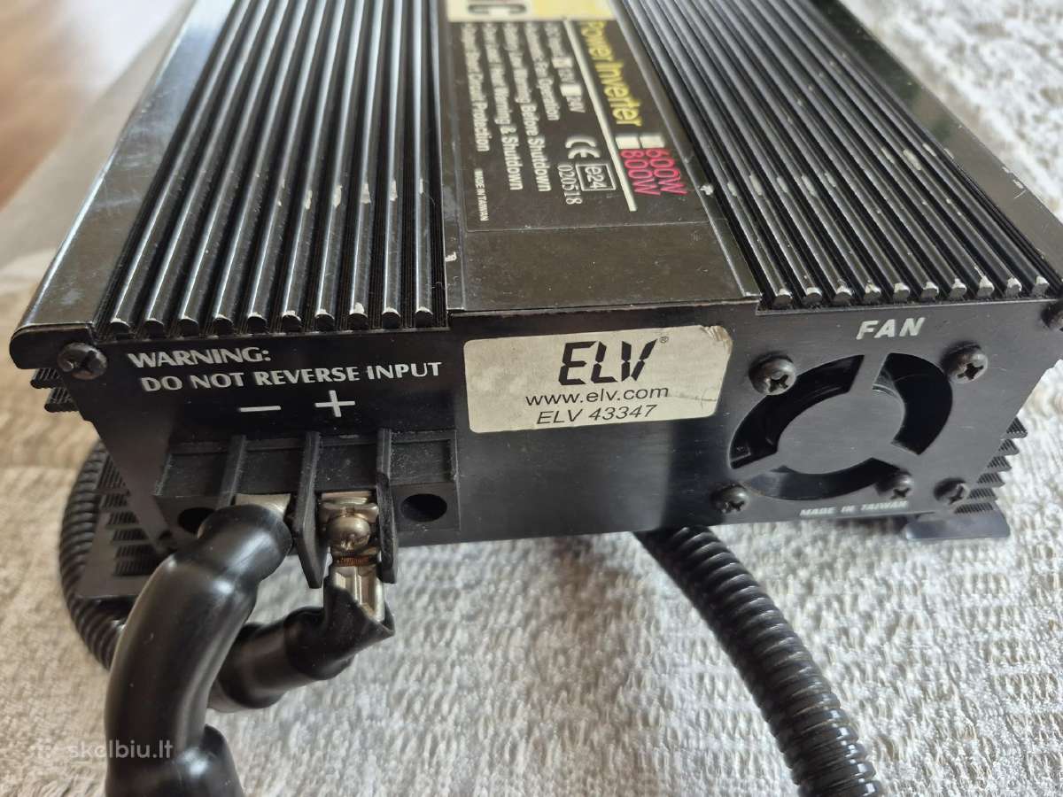 12/230v inverteris 700w - nuotraukos Nr. 7