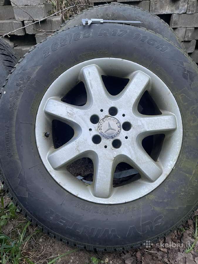 Mercedes R17 ratlankiai su žieminėmis padangomis - nuotraukos Nr. 2