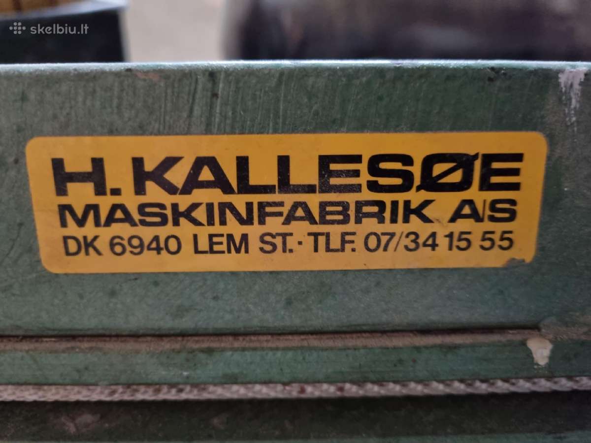 Tašo skydo klijavimo surinkimo presas Kallesoe - nuotraukos Nr. 2