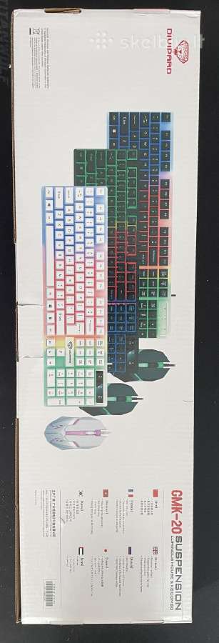 Visiškai nauji Rgb klaviatūros su pele komplektai
