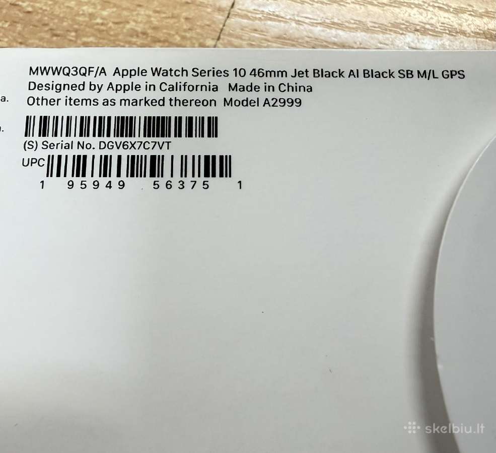 Apple Watch 10 , 46mm - nuotraukos Nr. 3
