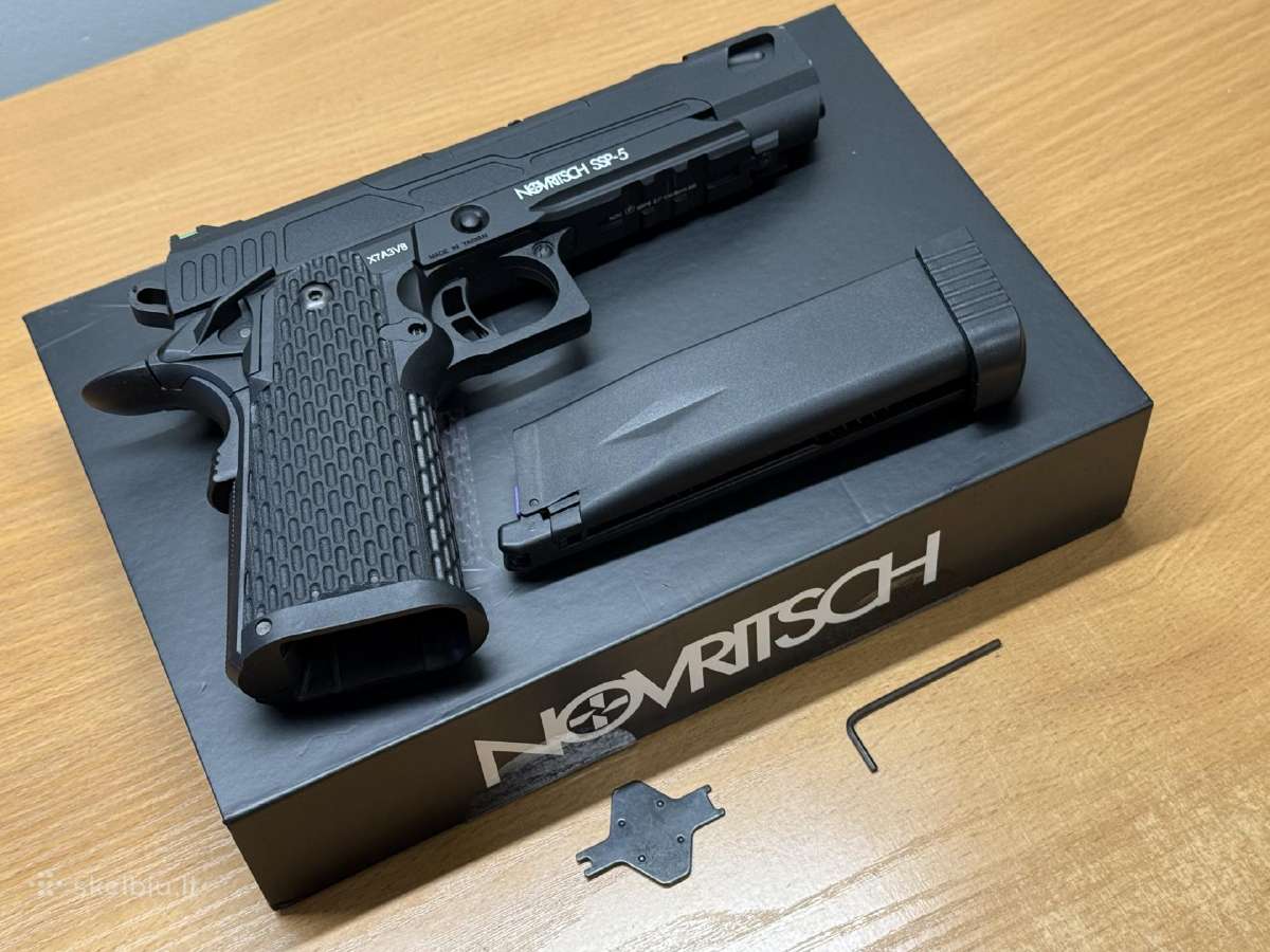 Novritsch Ssp5 5.1 Gas Blowback Airsoft Pistoletas - nuotraukos Nr. 4
