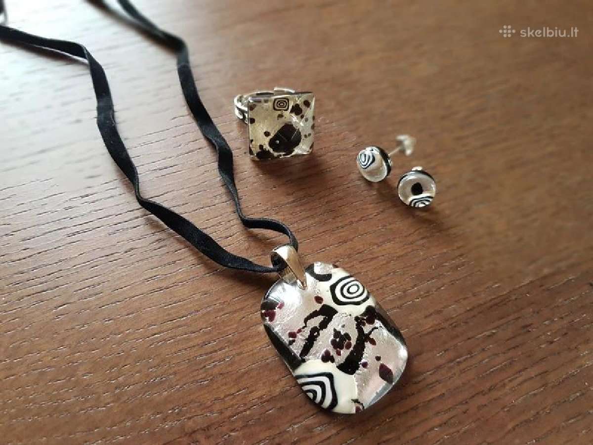 De Biasi murano stiklo tauriųjų metalų jewelry - nuotraukos Nr. 4