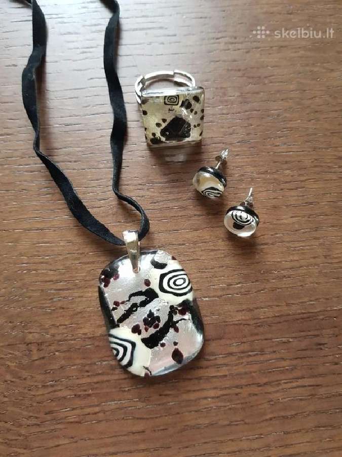 De Biasi murano stiklo tauriųjų metalų jewelry - nuotraukos Nr. 7