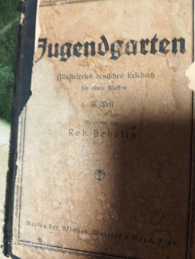 Parduodu knyga. Jugengarten. 1910m