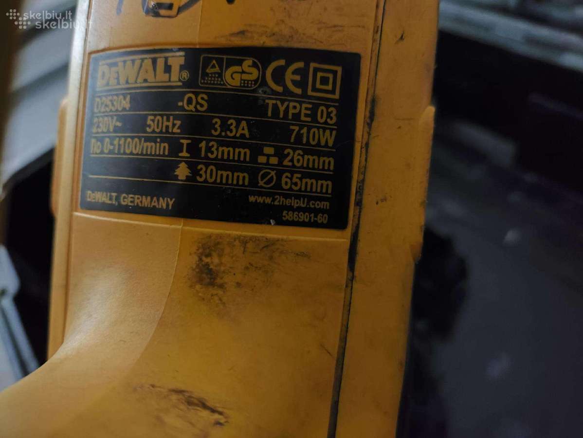 Perforatorius Dewalt D25304-qs - nuotraukos Nr. 3