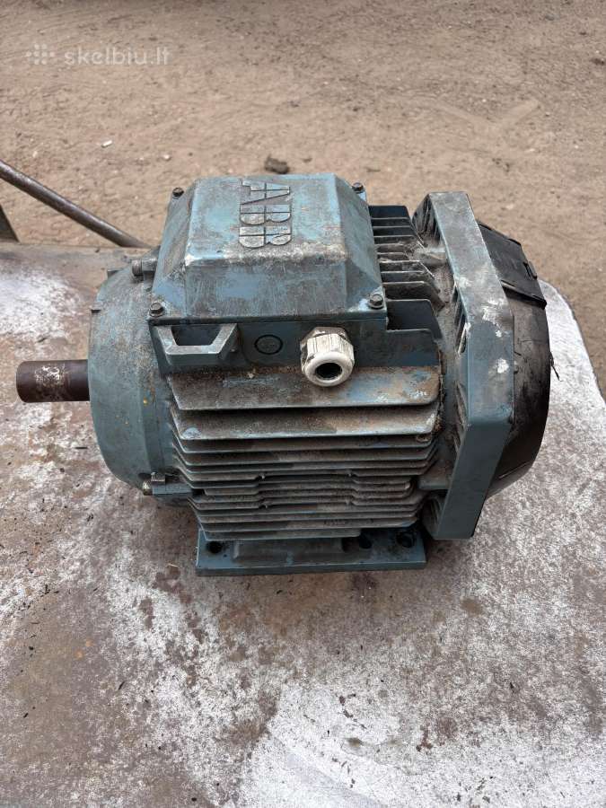 Elektros variklis 5kw 1450 apsukų - nuotraukos Nr. 4
