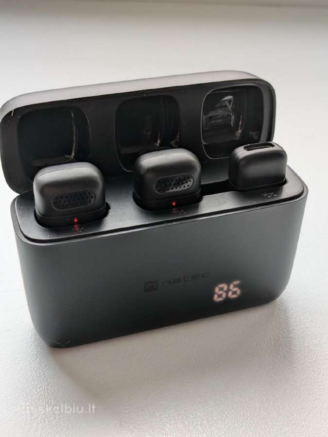Belaidžiai mikrofonai Usb-c Natec Hopper