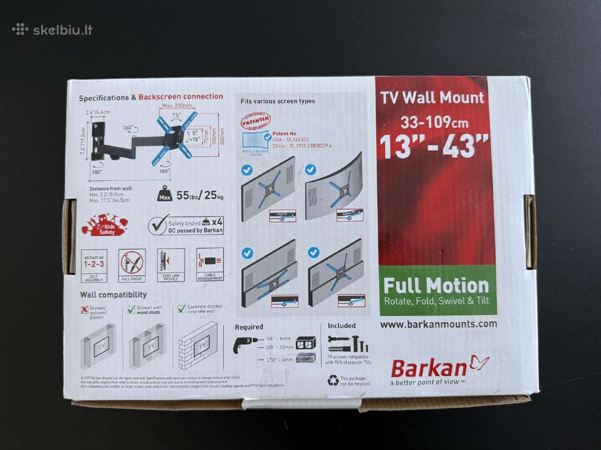 Barkan TV laikiklis 13-43 - nuotraukos Nr. 3