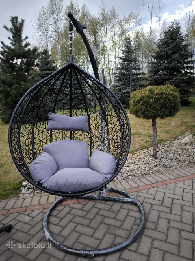 Premium XXL didelis pakabinamas krėslas
