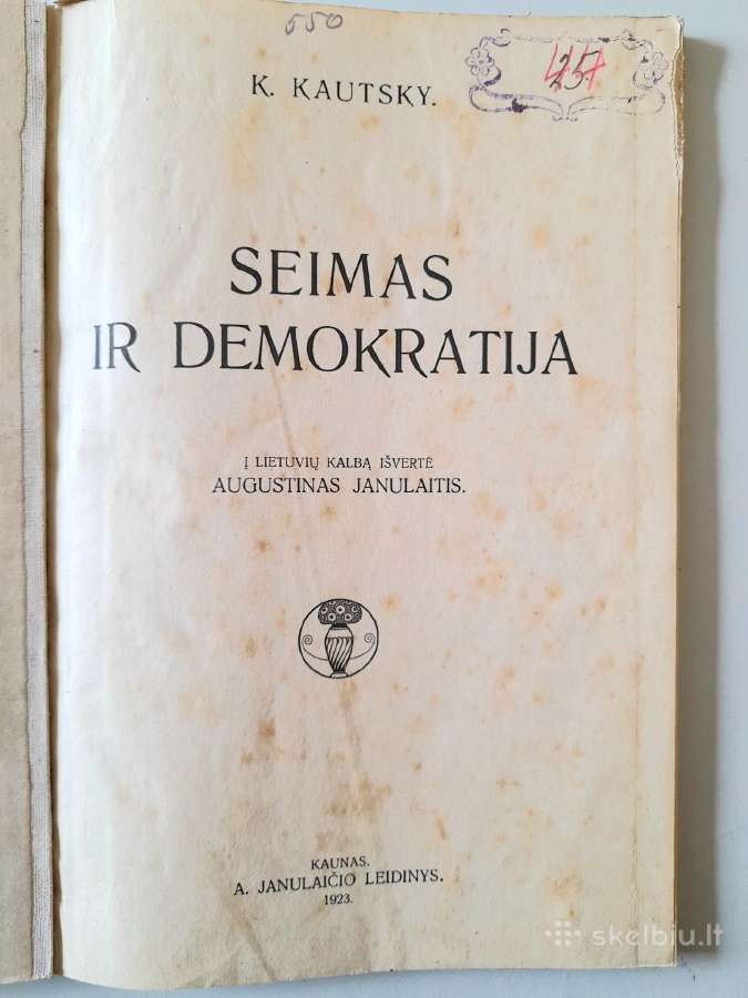 Knygos 1923-1940m. - nuotraukos Nr. 9