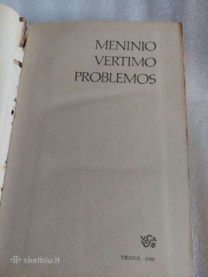 Meninio vertimo problemos - nuotraukos Nr. 2