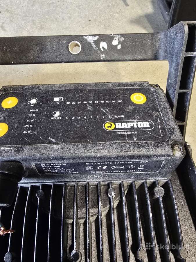 Statybines lempos Wurth, scangrip, raptor LED su l - nuotraukos Nr. 8