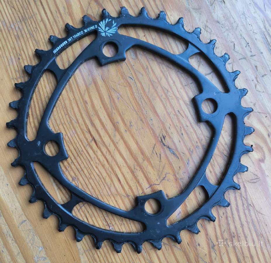 Priekinė žvaigždė Sram 38t 1x11 pavarų nuo Gravel