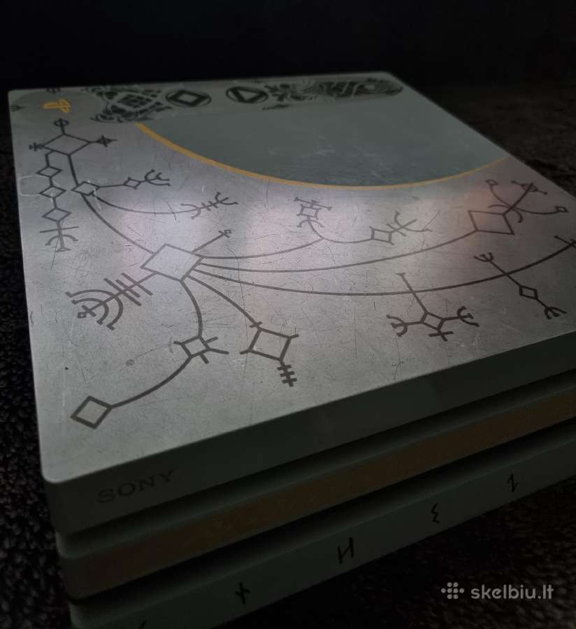 Ps4 Pro Limited Edition (God of War) + 5 žaidimai
