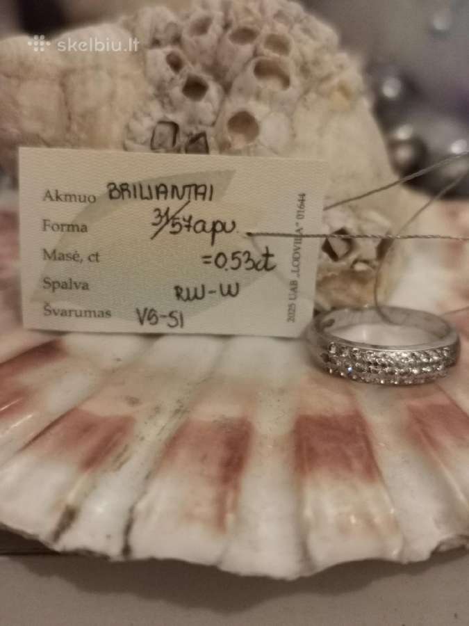 750 pr auksas su 0.51 ct briliantais - nuotraukos Nr. 20