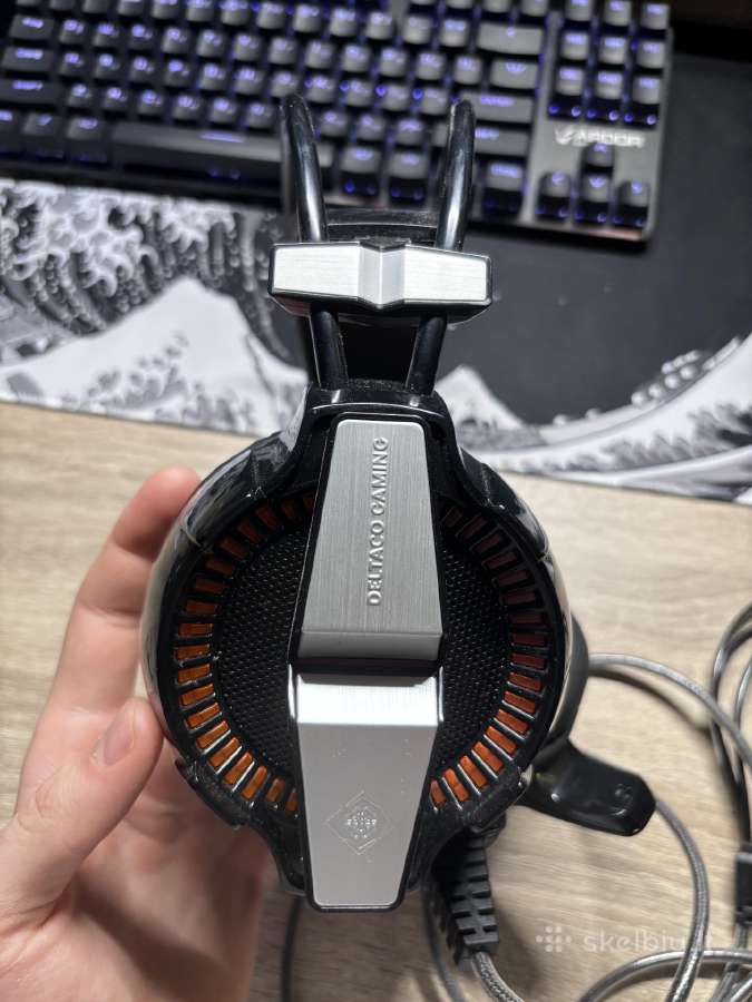 Deltaco Gaming ausinės su LED apšvietimu - nuotraukos Nr. 5