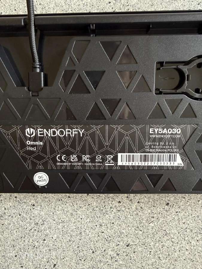Endorfy Omnis Red gamer klaviatūra - nuotraukos Nr. 7