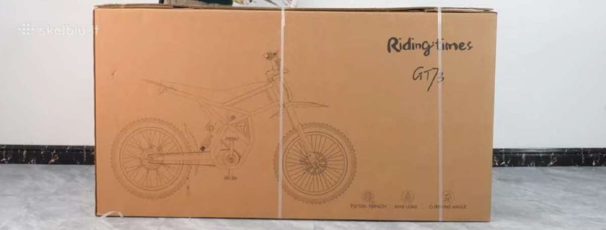 Gt73 ridingtimes elektrinis dviratis 1200w