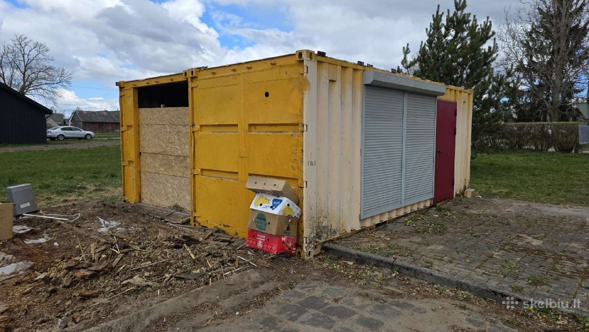 Parduodami konteineriai