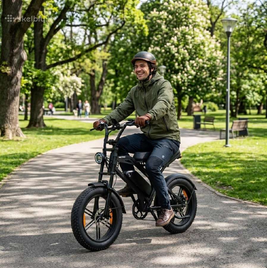 Elektrinis dviratis fatbike dviraciai - nuotraukos Nr. 6