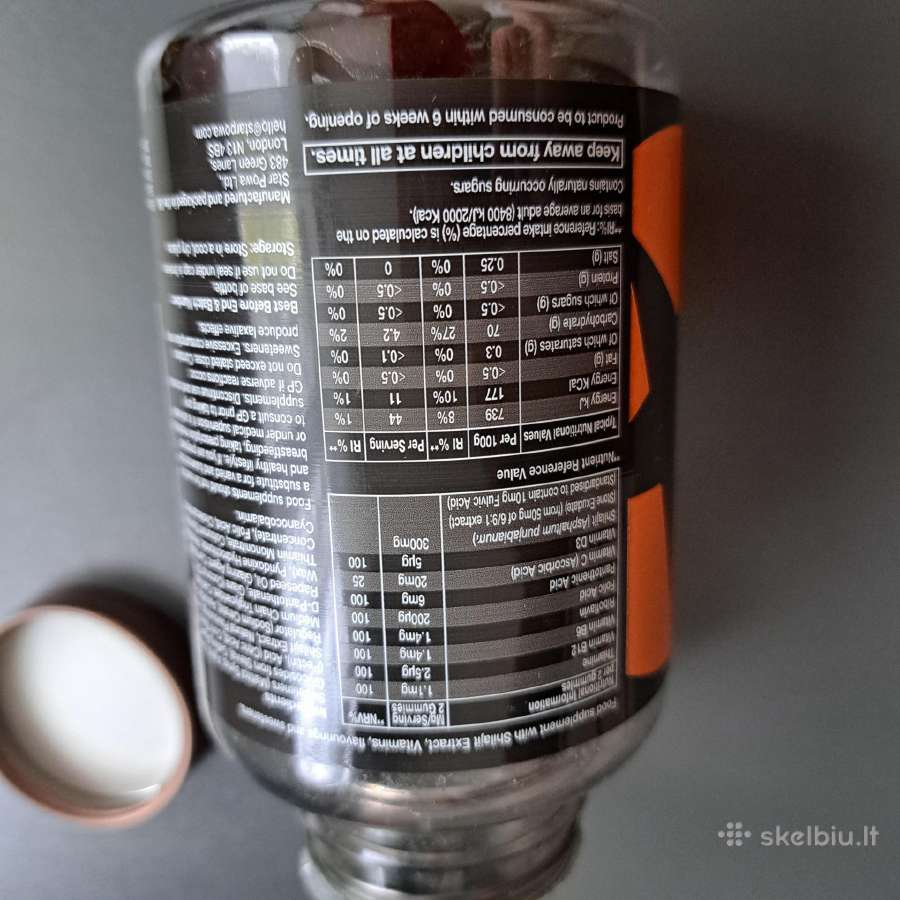 Starpowa Energy+ shilajit vitaminai - nuotraukos Nr. 3