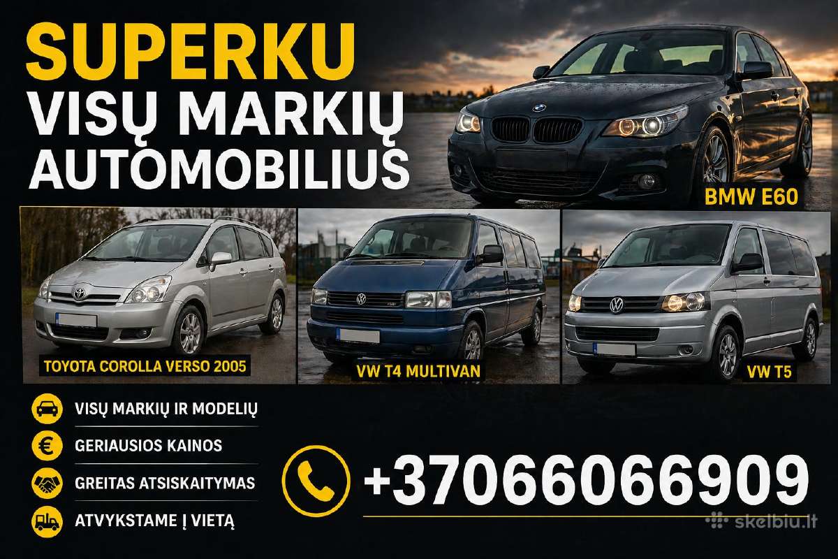 Automobiliu supirkimas