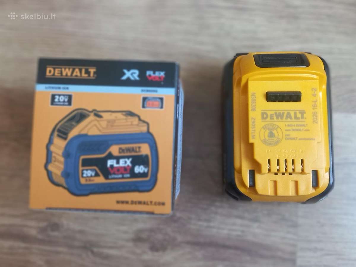 Dewalt Flexvolt 9 Ah 20-60 V. - nuotraukos Nr. 2