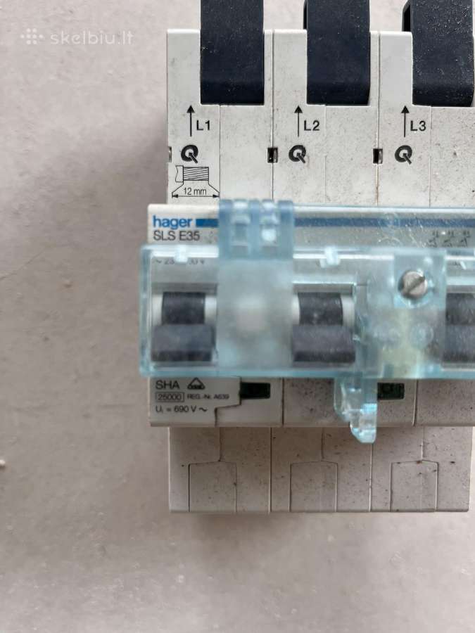 Hager SLS E35 autamatinis jungiklis - nuotraukos Nr. 5
