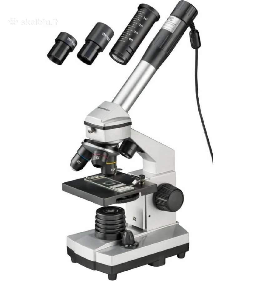 Mikroskopas Bresser Junior 40x-1024x su dėklu