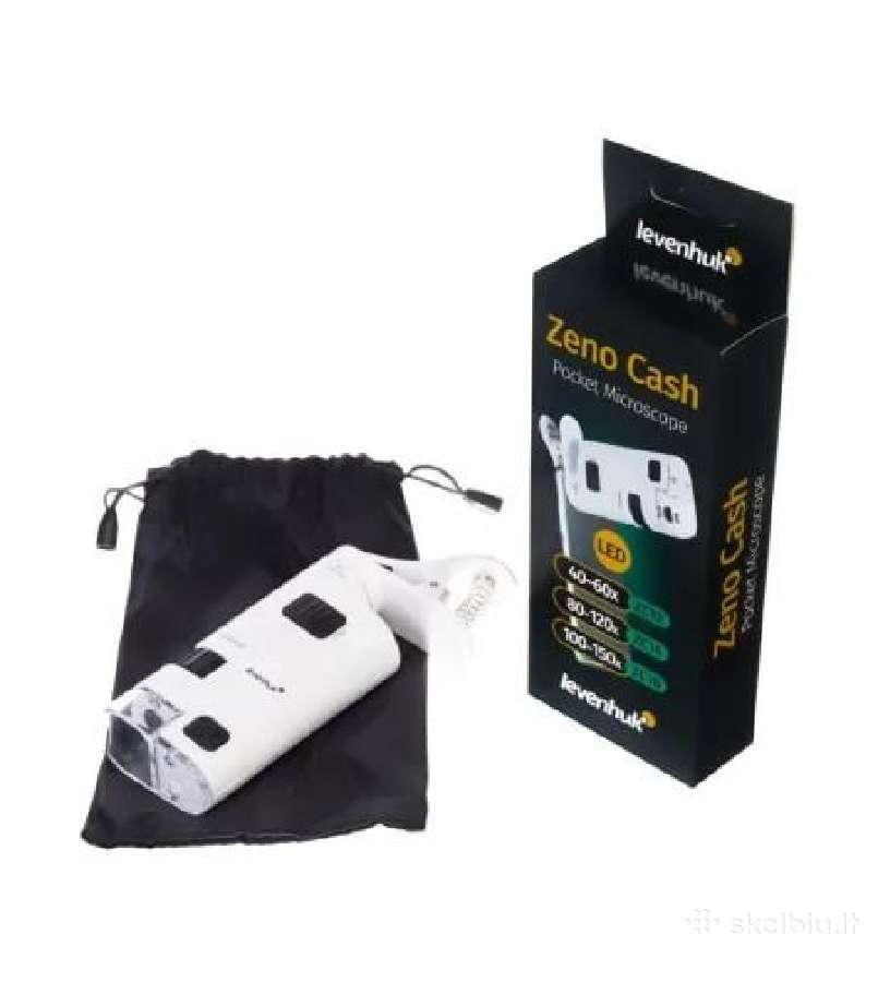 Kišeninis Mikroskopas Levenhuk Zeno Cash Zc16 100x