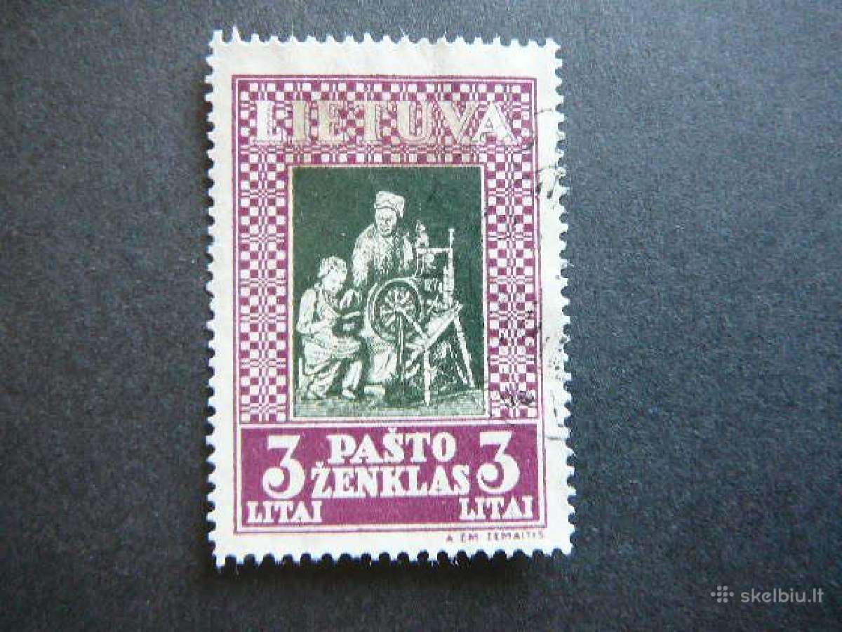 Lietuva 1933 Septyndieniai antsp. lit371a1