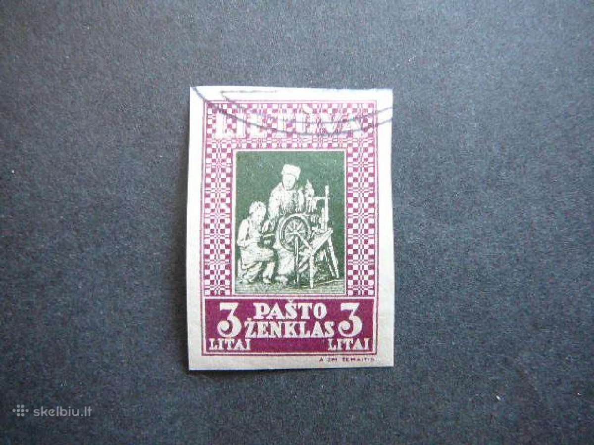 Lietuva 1933 Septyndieniai antsp. lit371ba