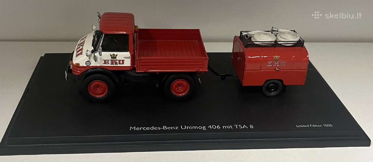 Kolekciniai modeliukai-mercedes Benz unimog retas - nuotraukos Nr. 2