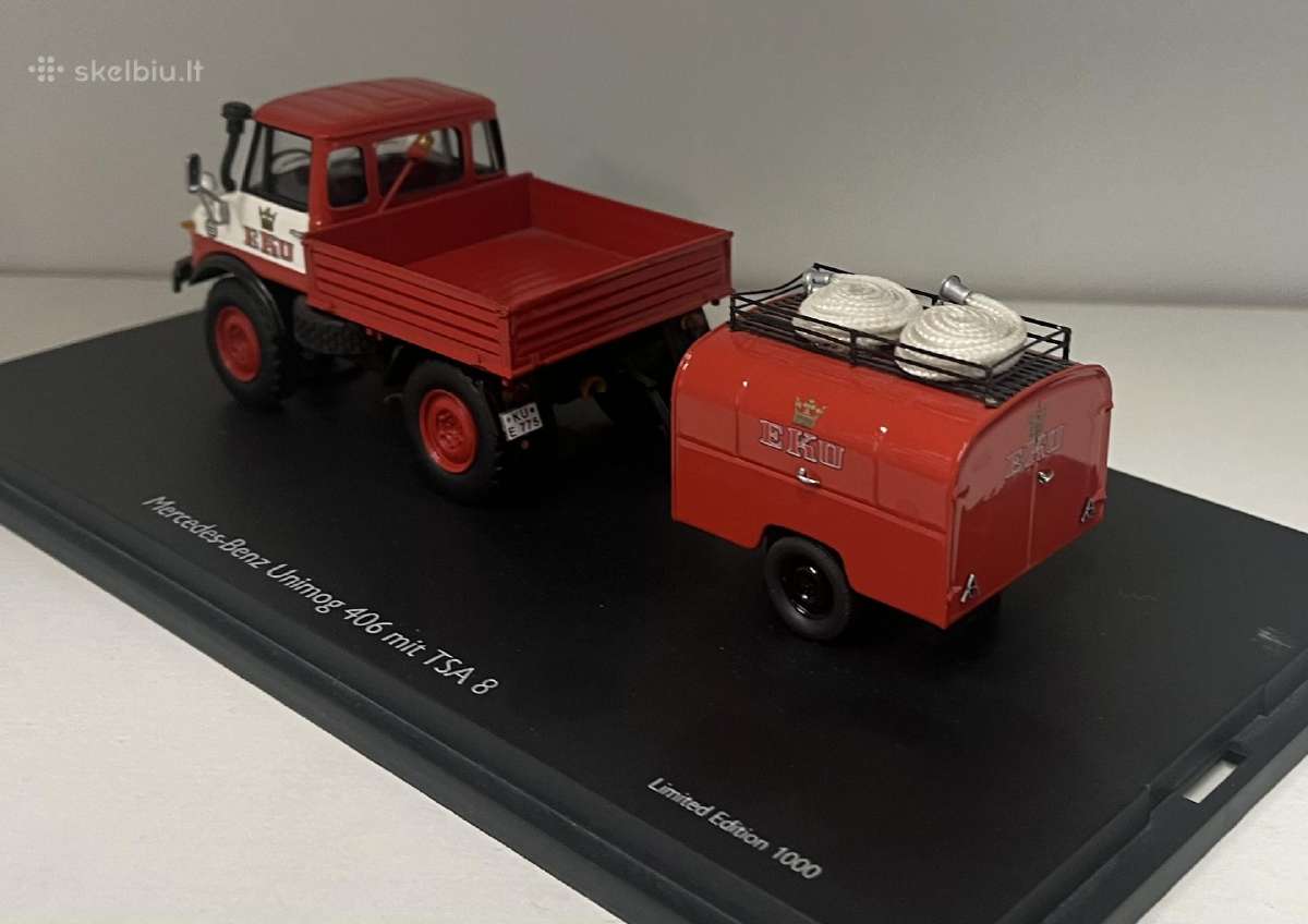 Kolekciniai modeliukai-mercedes Benz unimog retas - nuotraukos Nr. 3